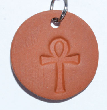 1 1/4" Ankh diffuser amulet - Click Image to Close