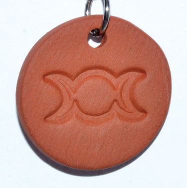 1 1/4" Goddess diffuser amulet - Click Image to Close