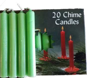 Apple Green Chime candle 20pk - Click Image to Close