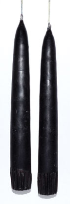 7" Black taper pair - Click Image to Close