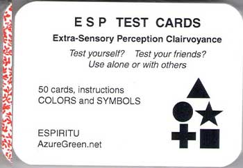 ESP Test Cards deck - Click Image to Close