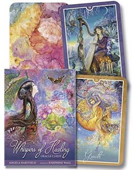 Whispers of Healing oracle cards by Angela Hartfield - Click Image to Close