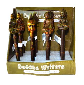 Buddha pens (box of 12) - Click Image to Close