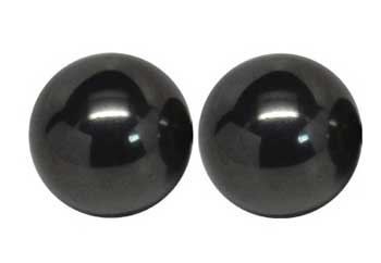 3/4" Magnetic Hematite balls 10 pairs - Click Image to Close