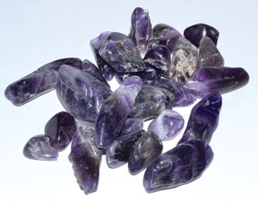 1 lb Amethyst, Chevron tumbled chips - Click Image to Close