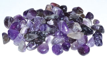 1 lb Amethyst tumbled chips 7-9mm - Click Image to Close