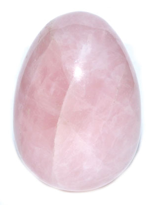 2" Rose Quartz egg - Click Image to Close