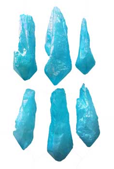 1 lb Angel Aqua Blue Crystal unpolished points - Click Image to Close