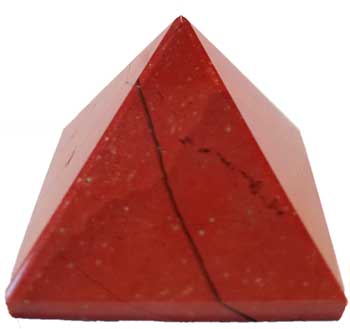 25-30mm Jasper, Red pyramid - Click Image to Close