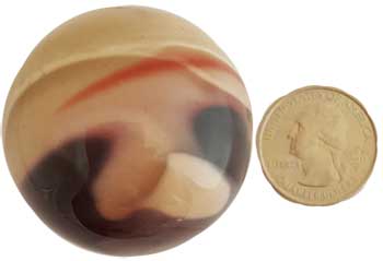 40mm Mookaite sphere - Click Image to Close