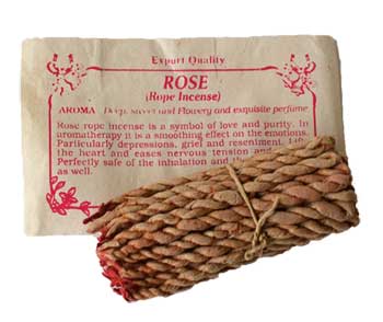 RoseTibetan himalayan rope incense 20 ropes - Click Image to Close