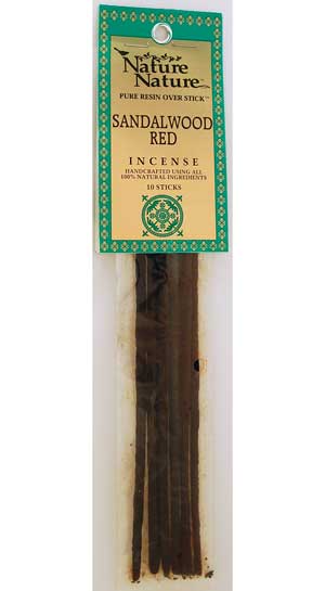 Sandalwood Red stick 10pk - Click Image to Close