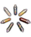 Crystal Pencil Point w/ 7 Chakra - Click Image to Close