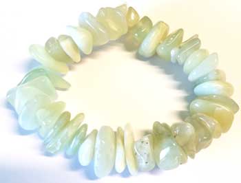 New Jade gemstone bracelet stretch - Click Image to Close