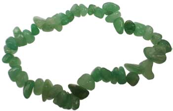 Aventurine, Green chip bracelet - Click Image to Close