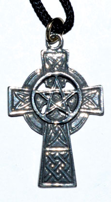 Celtic Cross Pentagram - Click Image to Close