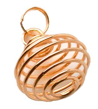 1" Copper Plated coil - Click Image to Close