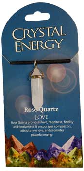 Love (rose quartz) double terminated - Click Image to Close