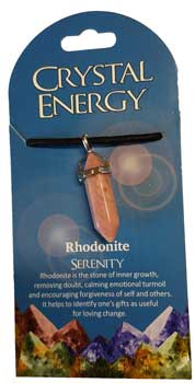 Serenity (rhodonite) double terminated - Click Image to Close