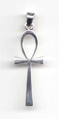 1 1/4" Ankh sterling - Click Image to Close