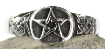 Pentagram Ring size 11 - Click Image to Close