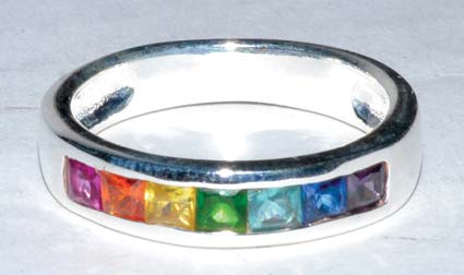 Rainbow size 10 sterling - Click Image to Close