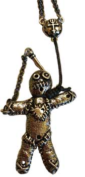 Voodoo Doll pendant - Click Image to Close