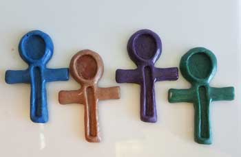 3 1/4" resin Ankh mini (assorted colors) - Click Image to Close
