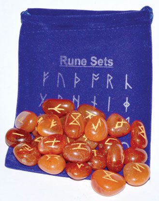 Carnelian rune set - Click Image to Close