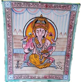 84" x 96" Ganesh tapestry - Click Image to Close
